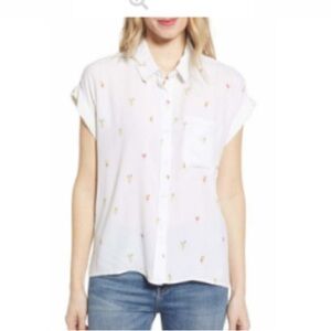 RAILS Whitney cocktail hour blouse